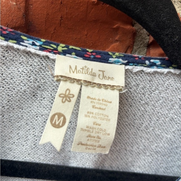 Matilda Jane Womens Medium Afternoon Drive Gray Knit Moto Blazer Jacket - Picture 5 of 8